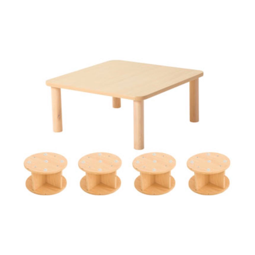 Square Table & Stools