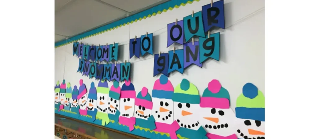 Snowman Fun Bulletin Board Ideas: Frosty Friends