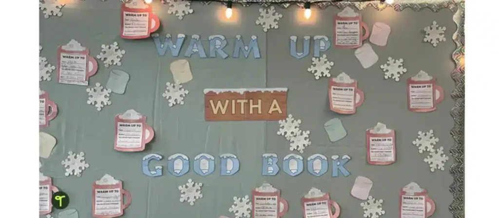 Winter Wonderland Bulletin Board Ideas: Frozen Beauty