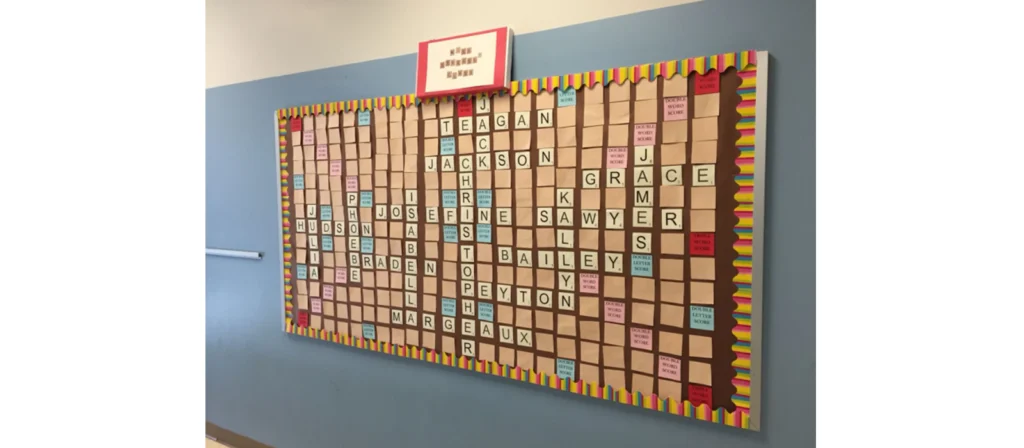 Scrabble Bulletin Board