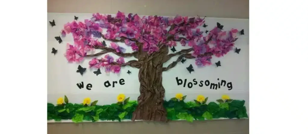 Budding Trees Bulletin Board Ideas Growth and Renewal