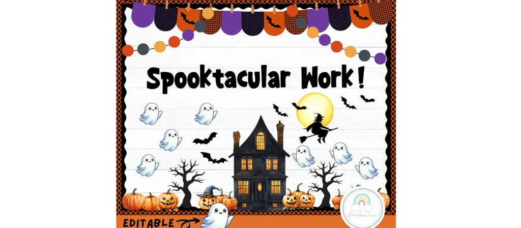 Spooktacular Halloween Bulletin Boards and Door Decorations