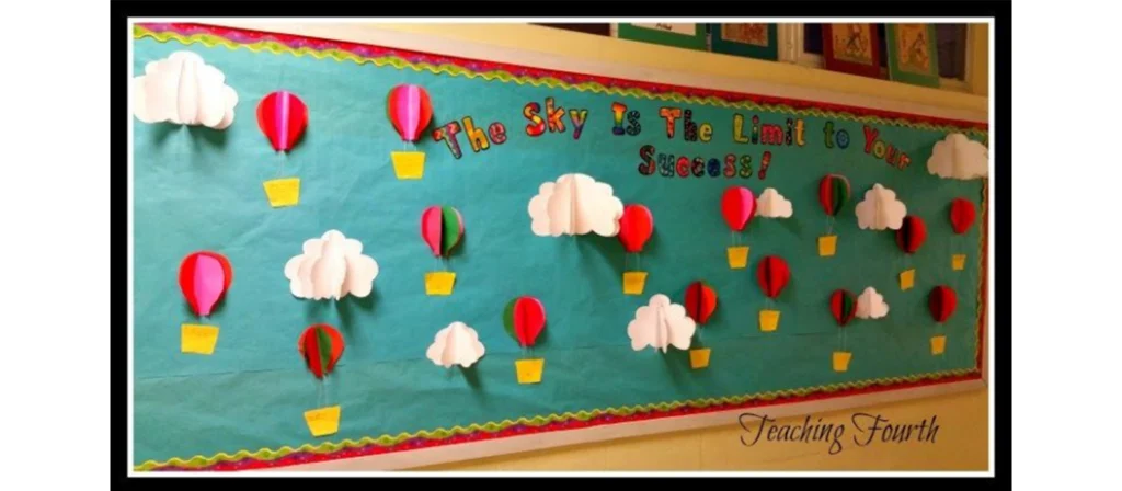 Growth Balloons Bulletin Board