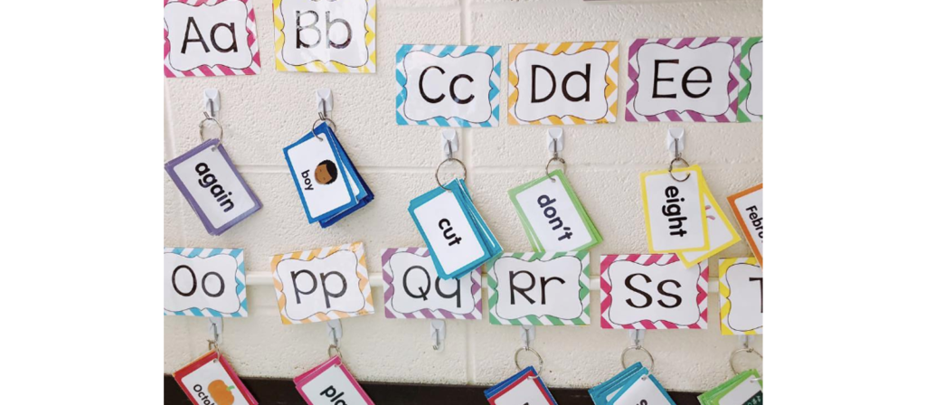 Word Wall on Wheels