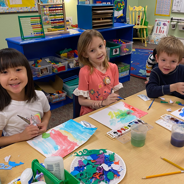 Art Center – Feather Painting