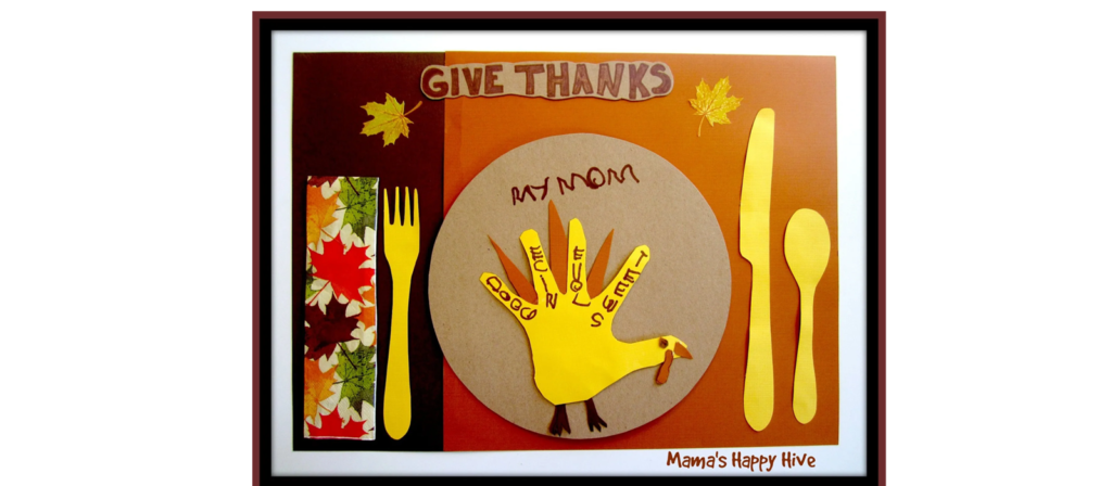 Thanksgiving Placemat Craft