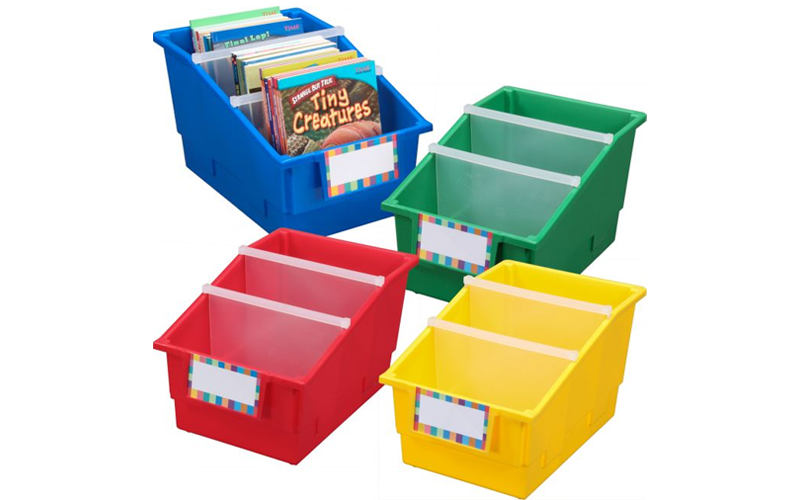 Durable and Practical Classroom Bins for Organized Learning Spaces