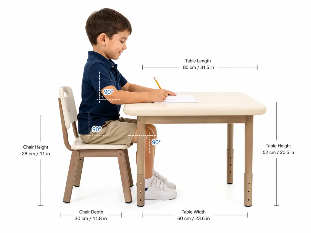 Table Height Seat Height