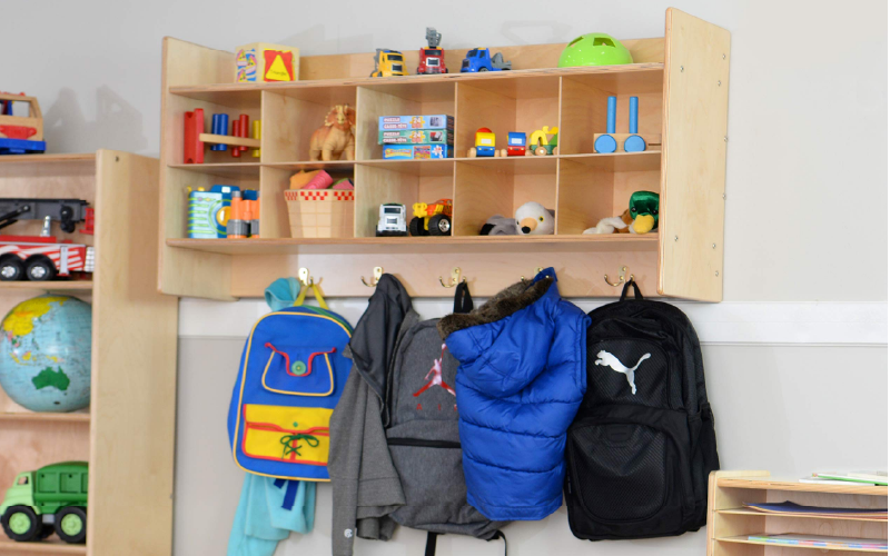 Wall-Mounted Cubbies and Lockers