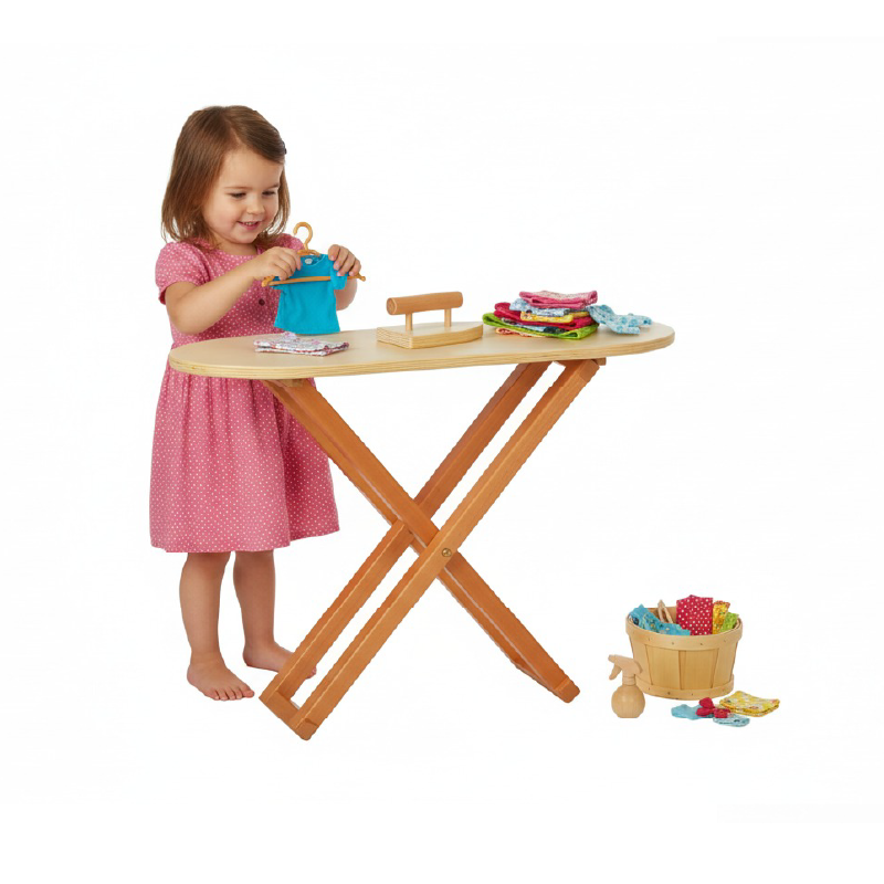Wooden Pretend Play Ironing Board Set