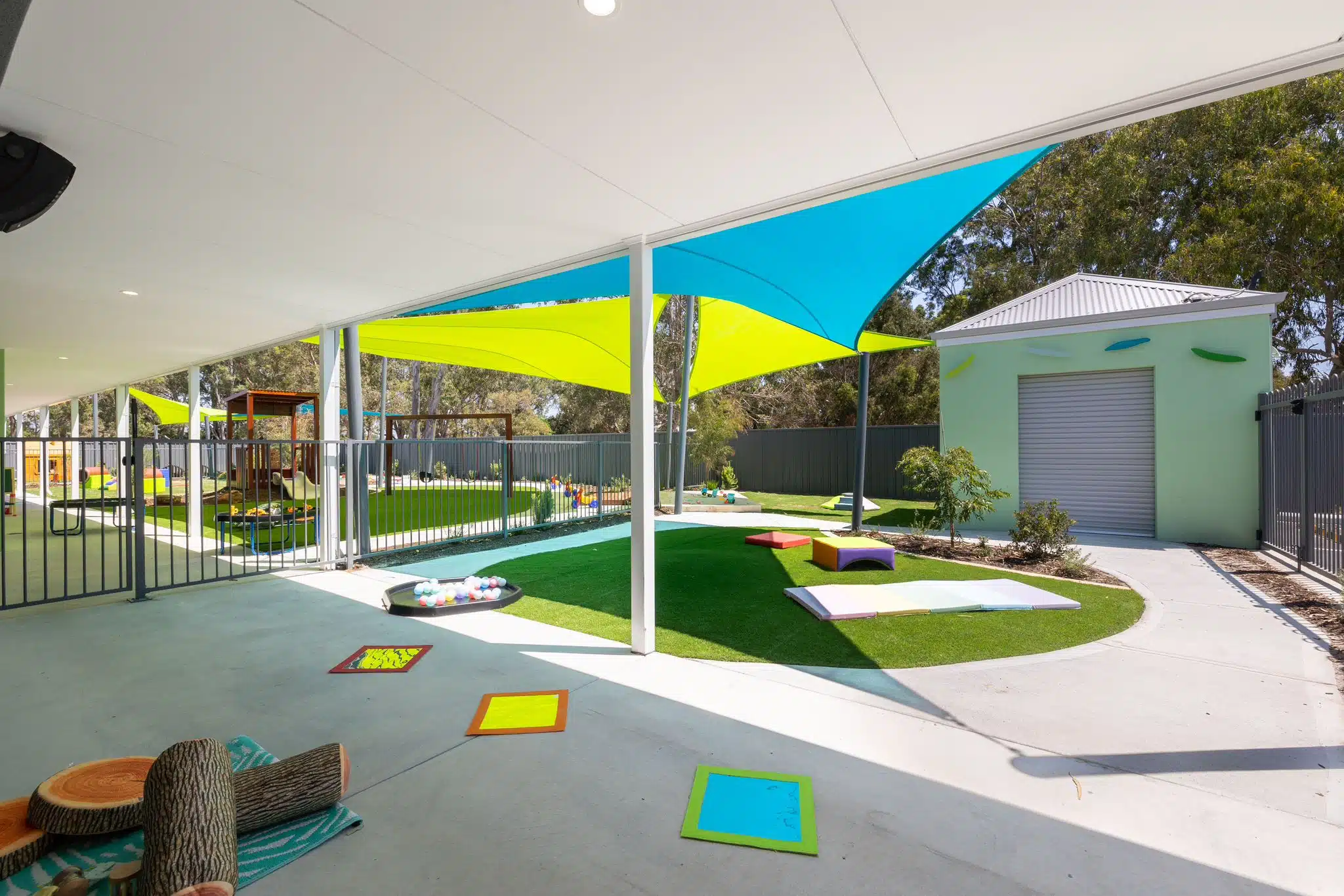 Ever Wood outdoor sandpit play area