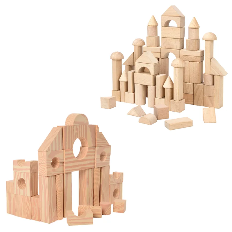 Solid Wood Building Blocks