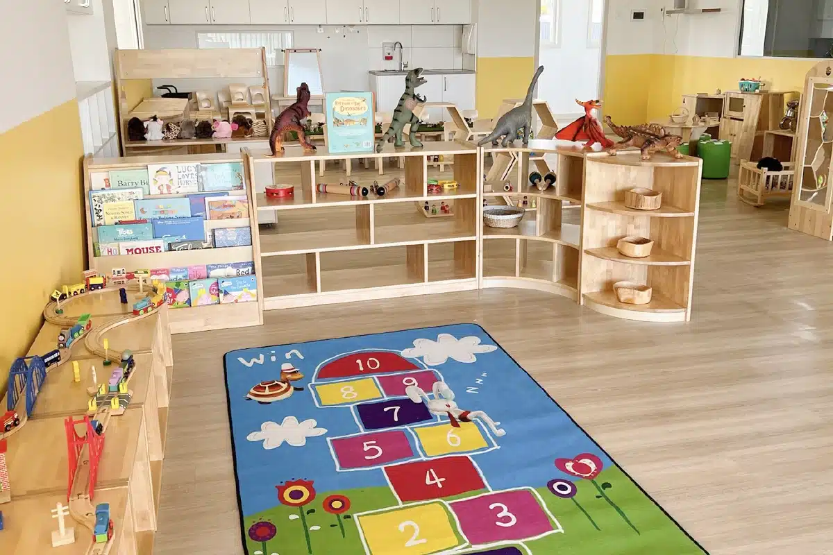 Little Zaks Academy Erskine Park creative classroom with Reggio-inspired furniture