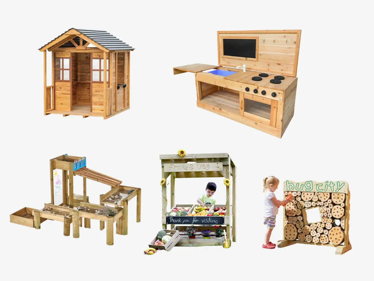 Weather resistant outdoor play equipment