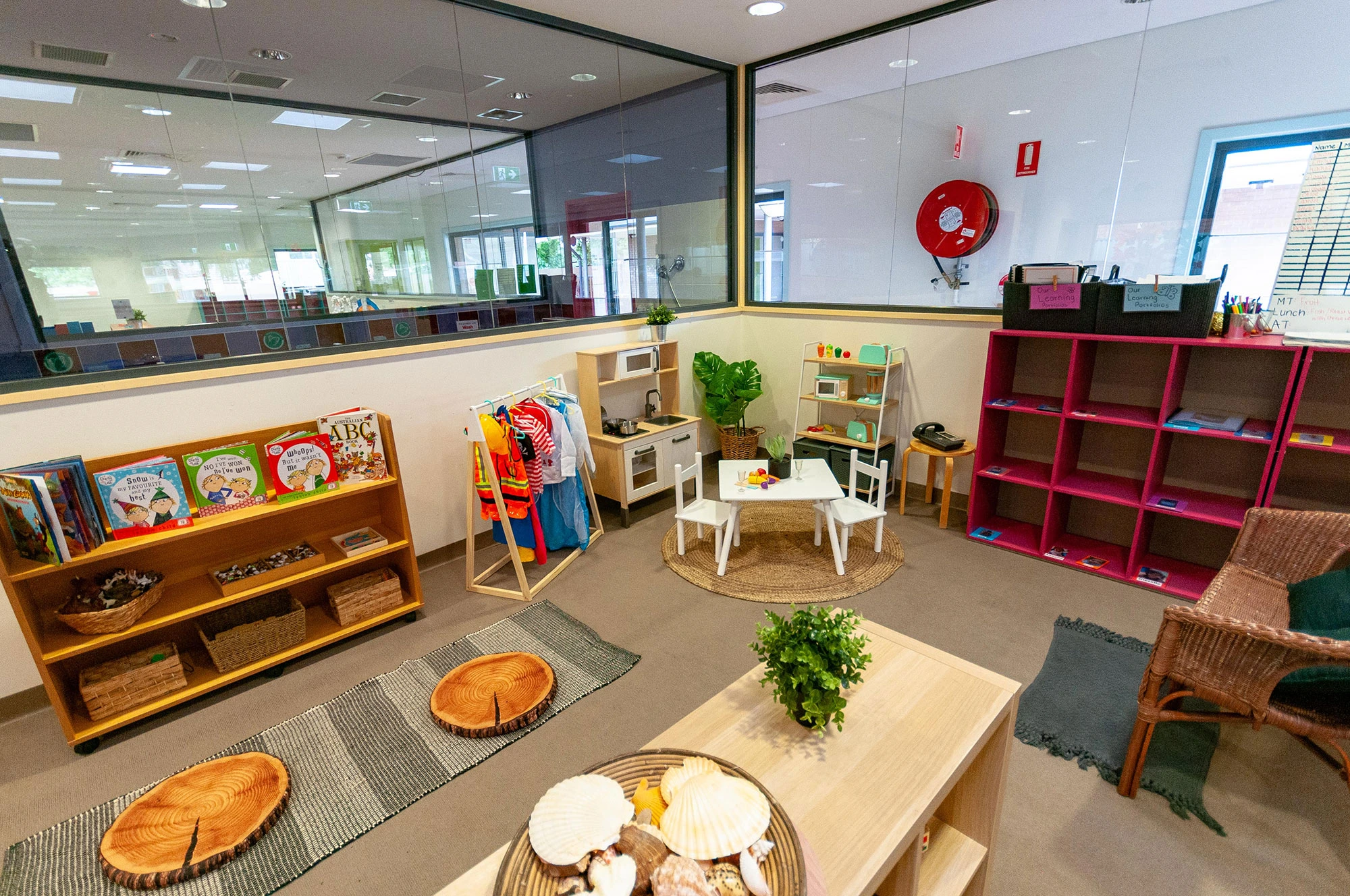 Treehouse indoor learning area childcare