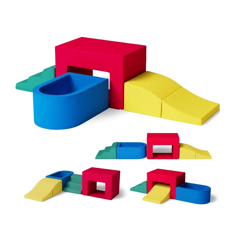 4 Piece Soft Play Climb Tunnel Set