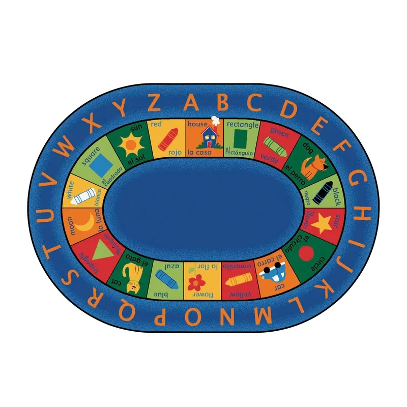 Bilingual Alphabet Rugs