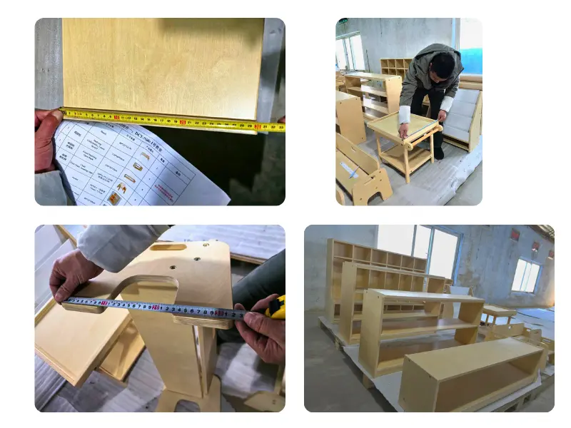 Factory inspection of Montessori furniture and materials