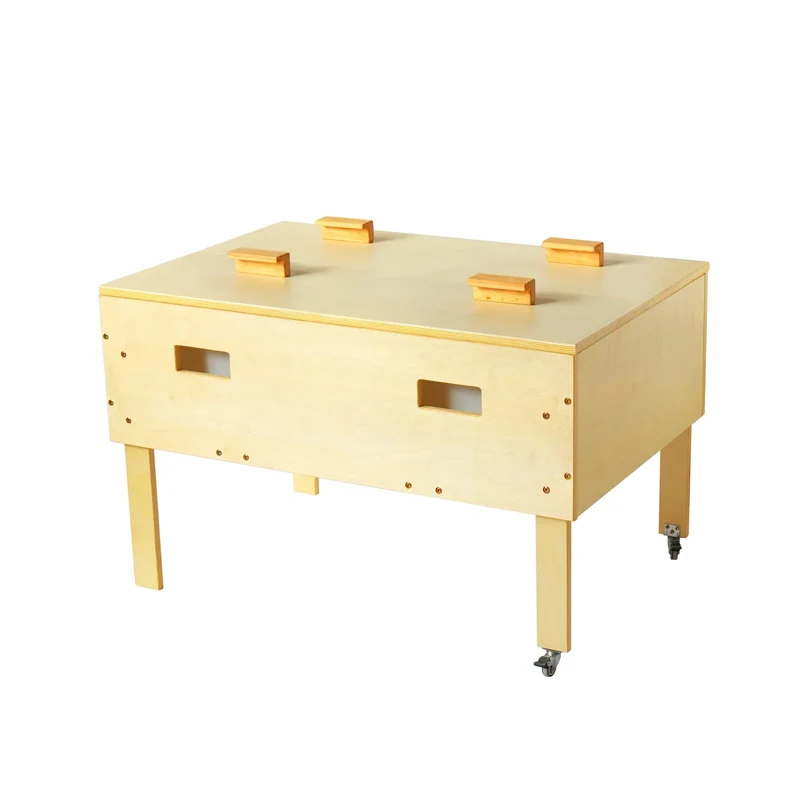 Full Size Deluxe Sand or Water Play Table with Protective Top