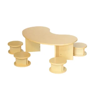 Kidney Table and Steel