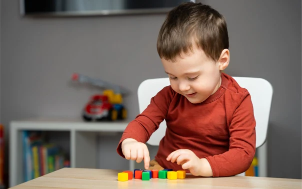 Large safe building blocks for 18–24 months classroom play