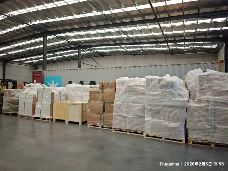 Montessori furniture arrived at Melbourne warehouse in Truganina
