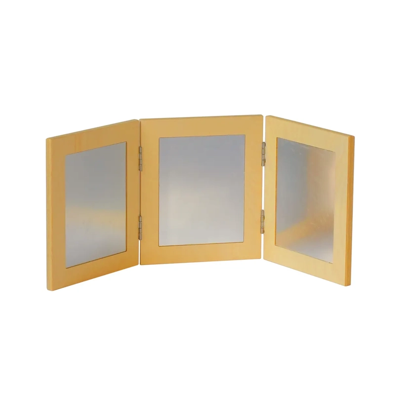 Three Panel Folding Mirror