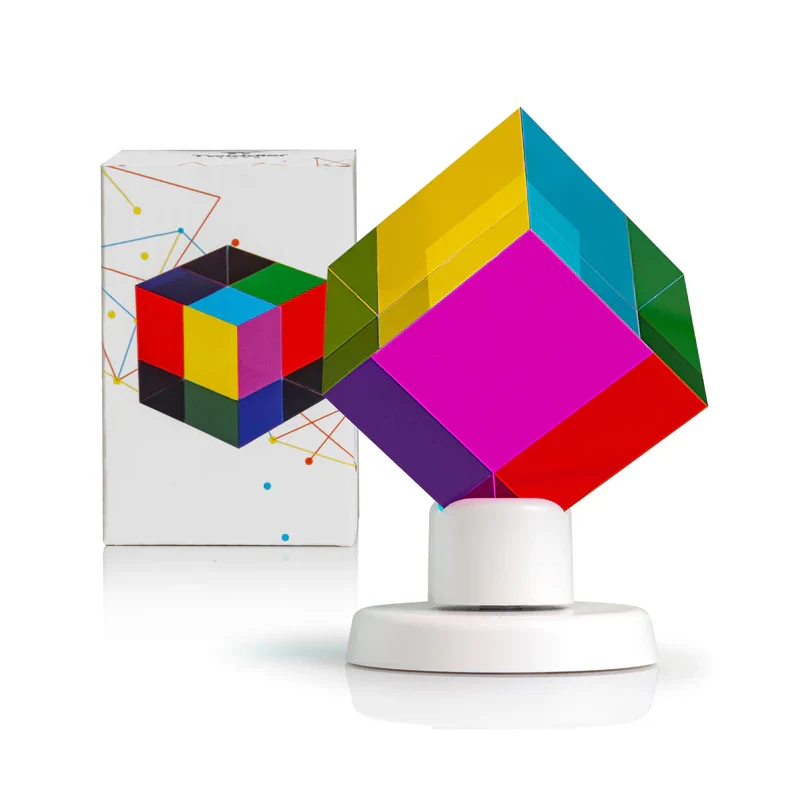 Color Mixing Cube with Display Stand