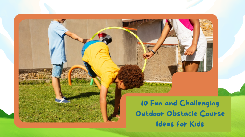 Blue and Green Illustrative Creative Outdoor Activities for Kids Presentation