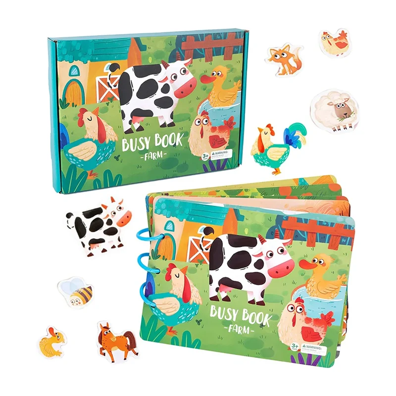 Montessori Sensory Book Farm