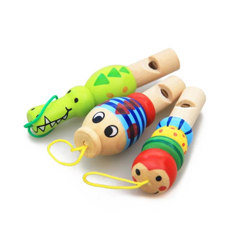 Cartoon Wooden Whistles