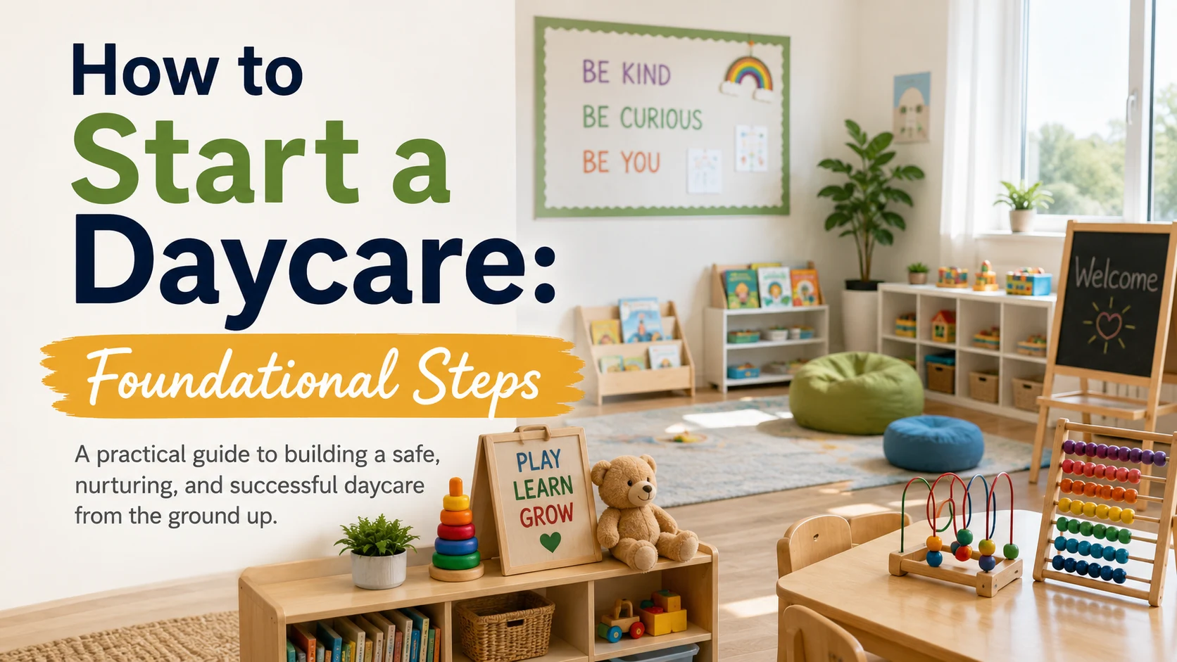 How to Start a Daycare Foundational Steps