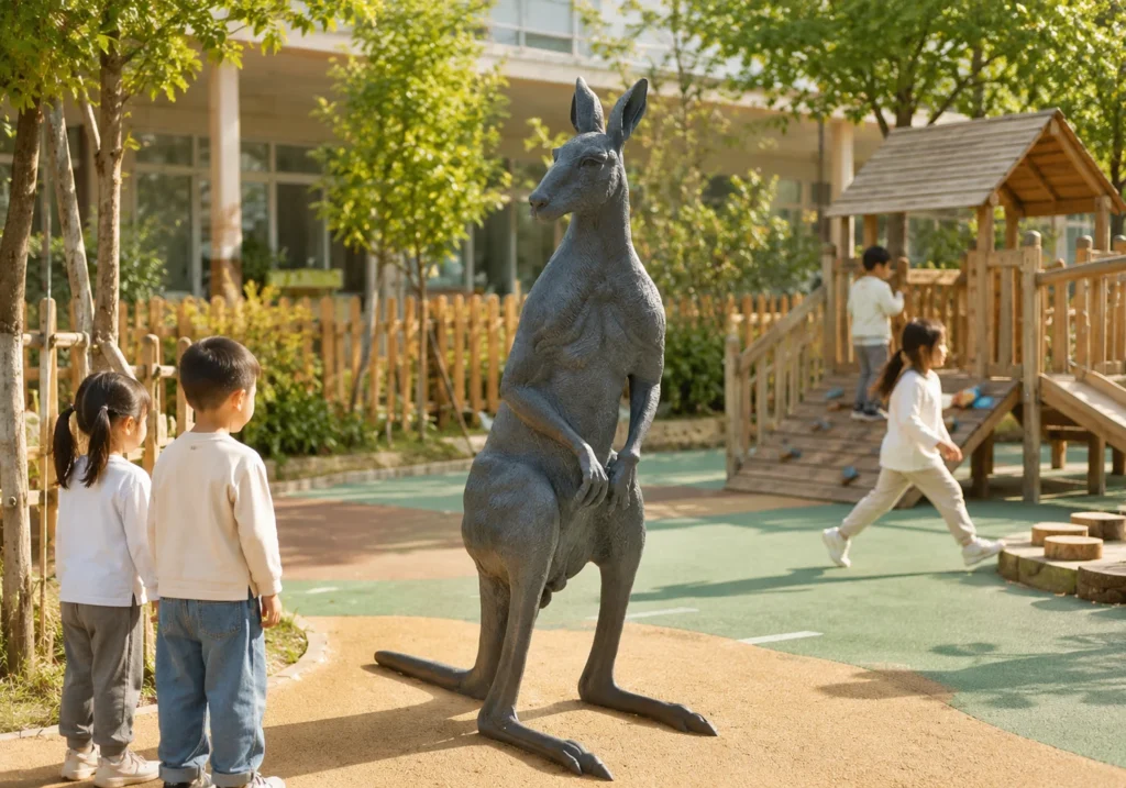 Indoor and outdoor sculptures