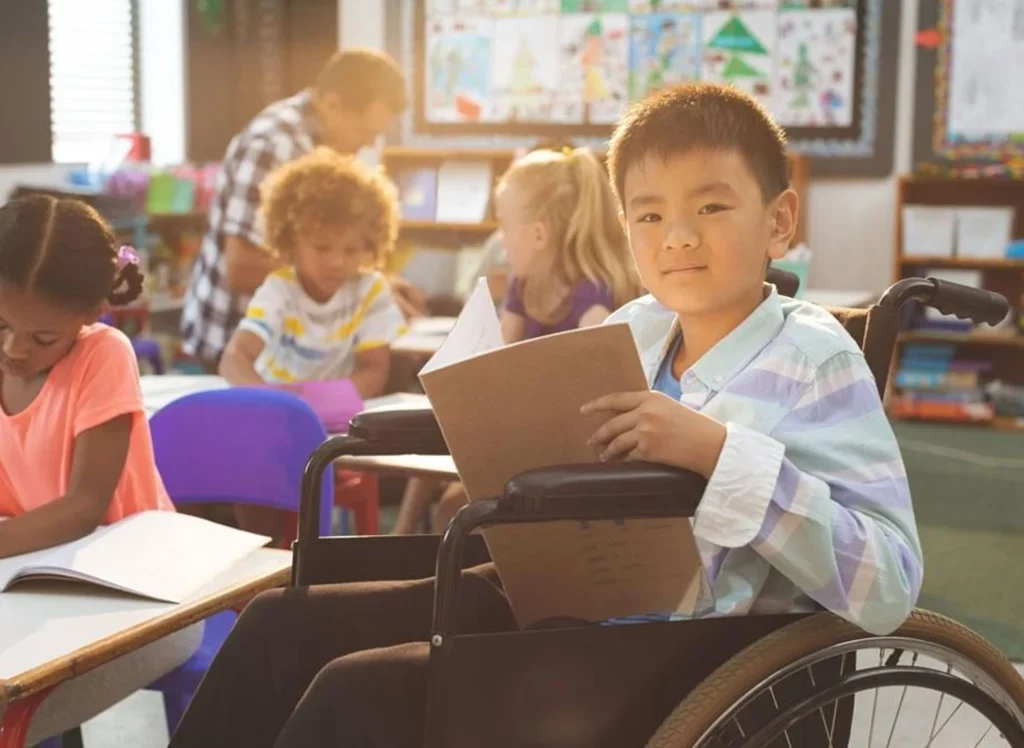 Kindergarten classroom for special needs
