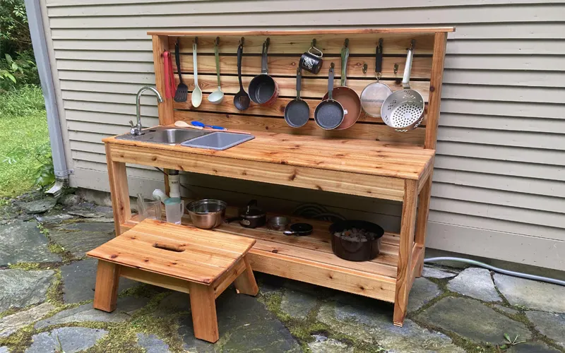 Mud Kitchen Outdoor Table Set