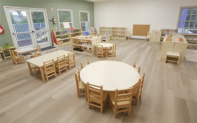 Capstone Montessori School classroom in the United States