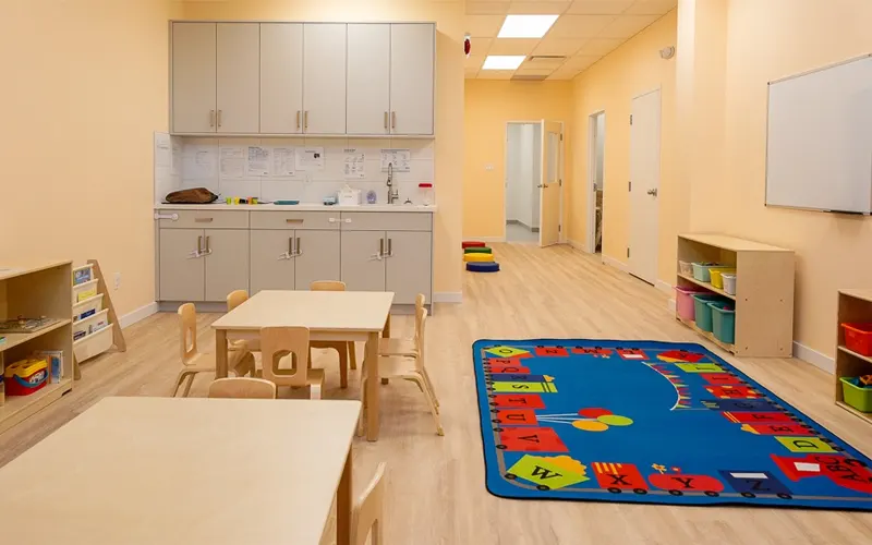 Daycare carpet project 2 — classroom rug installation