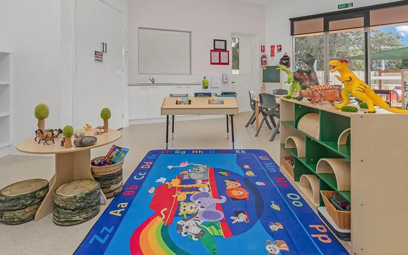 Daycare carpet project 5 — classroom rug installation