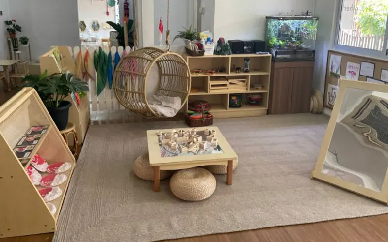 Daycare carpet project 7 — classroom rug installation