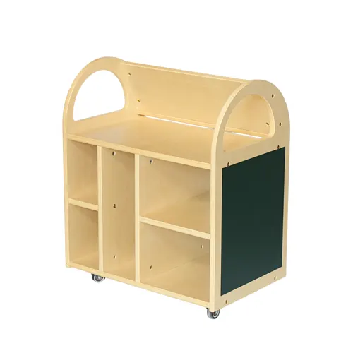 Double Sided Book Trolley