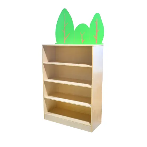 Forest-Themed Tall Classroom Shelf