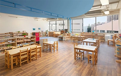 Guidepost Montessori classroom in Hong Kong