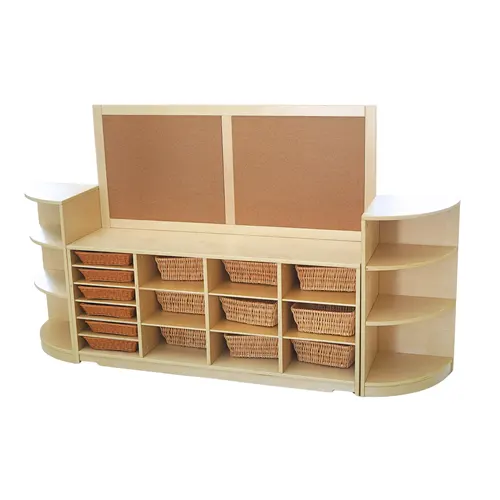 Multipurpose storage unit with trays