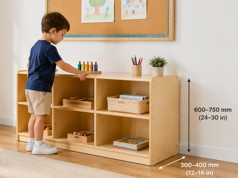 Right Storage Height for Each Age Group