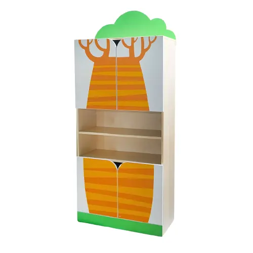 Tree Design Preschool Storage Cabinet