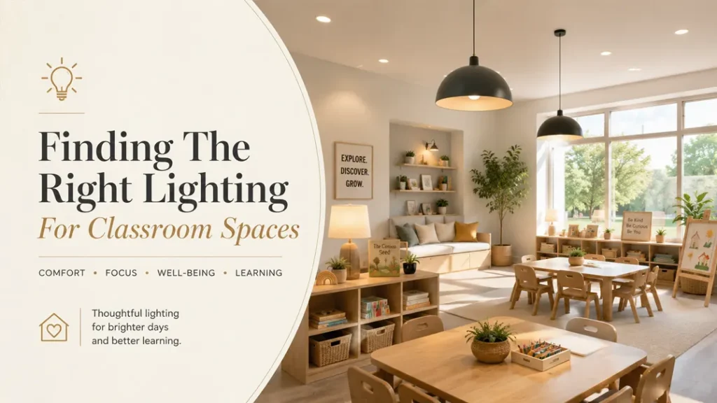 Right Lighting For Classroom Spaces