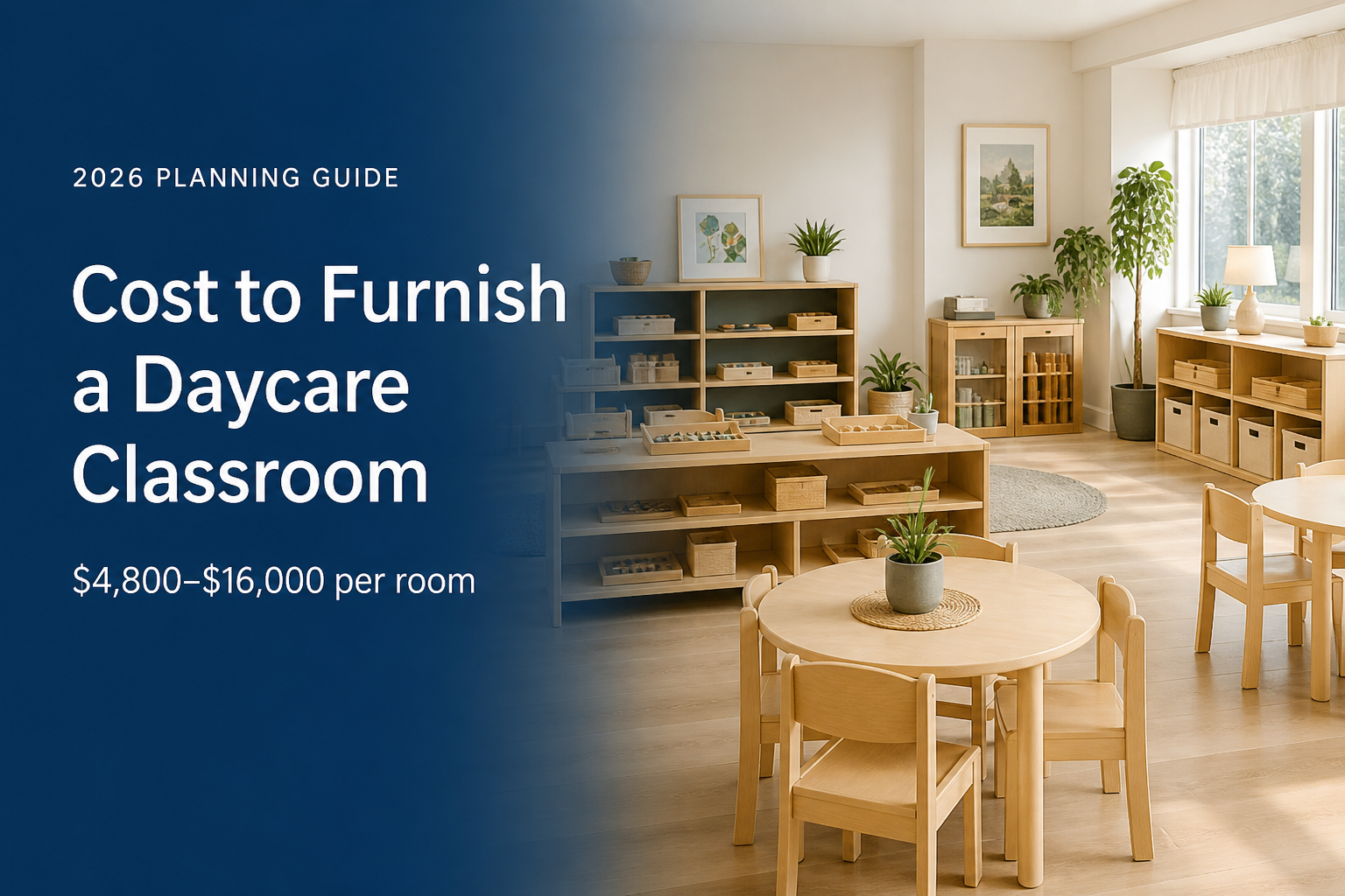 cost to furnish a daycare classroom 2026 furniture list and budget guide