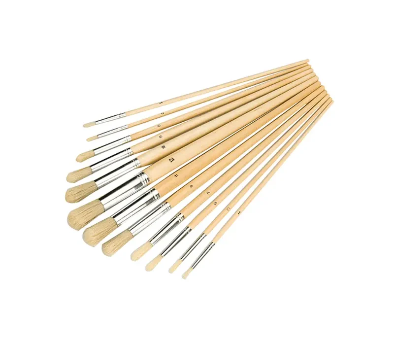 Paint Brushes Round-Tipped